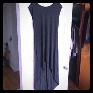 Express Hi low Dress in Gray, size Medium